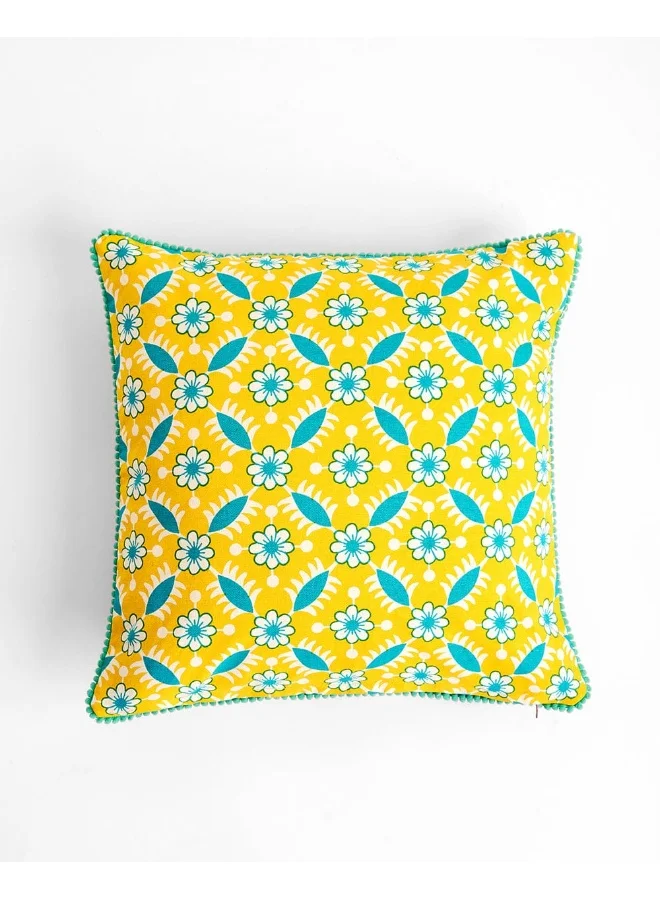 Chumbak Moo-s like Jagger Kutch Cushion Cover, 16"