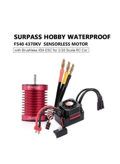 GoolRC Surpass Hobby F540 4370Kv Brushless Motor Waterproof 45A Esc With Bec For 1/10 Rc Car Truck  - Image 3