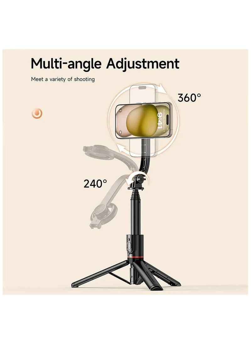 Yesido Selfie Stick for iPhone 12/13/14/15 with Wireless Remote Control and Tripod Yesido SF19 - Black  - Image 5
