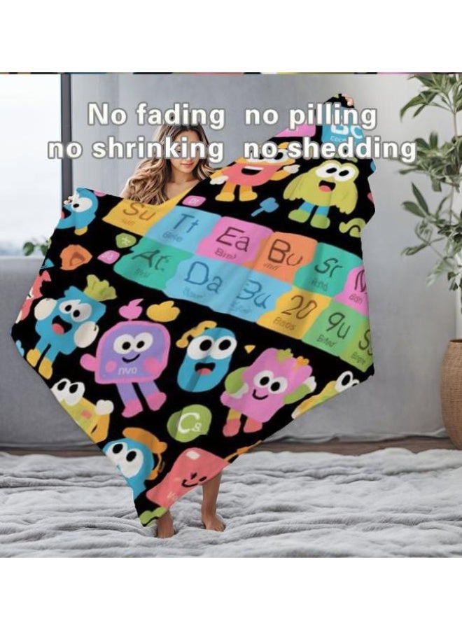 عام بطانية رقيقة من الفانيلا الكرتونية للأطفال والرضع (دافئة ومريحة، ومناسبة للنوم والألعاب) 70 سم * 100 سم - Image 4