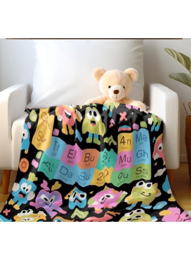 عام بطانية رقيقة من الفانيلا الكرتونية للأطفال والرضع (دافئة ومريحة، ومناسبة للنوم والألعاب) 70 سم * 100 سم - Image 3