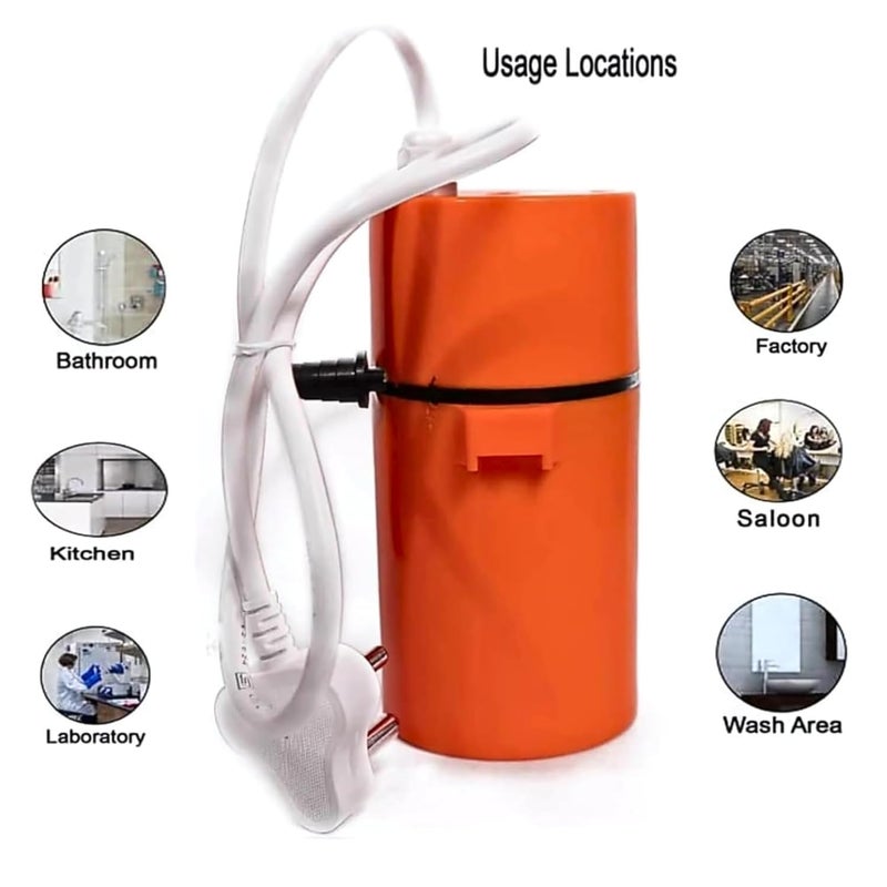 Drumstone Drumstone 15 YEARS WARRANTY Mini Portable Instant Water Geyser Shockproof EnergySaving Heater for Home Kitchen Bathroom Office Salon Quick Hot Water  - Image 4