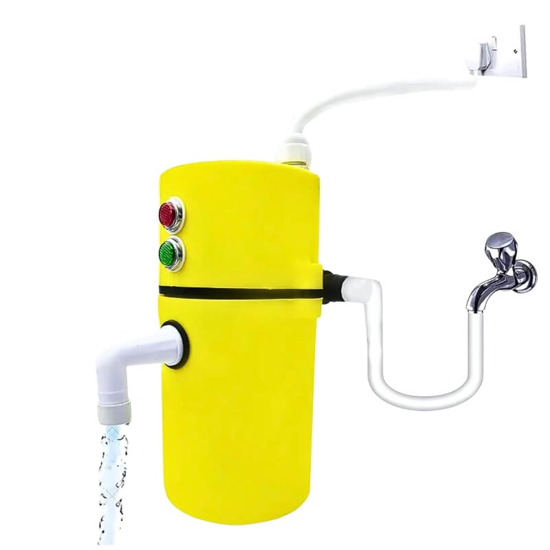 Drumstone Drumstone 15 YEARS WARRANTY Mini Portable Instant Water Geyser Shockproof EnergySaving Heater for Home Kitchen Bathroom Office Salon Quick Hot Water  - Image 1