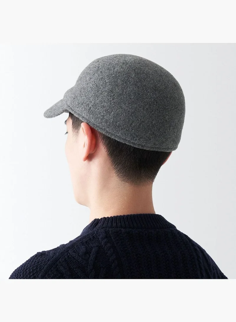 MUJI Wool Melton Cap