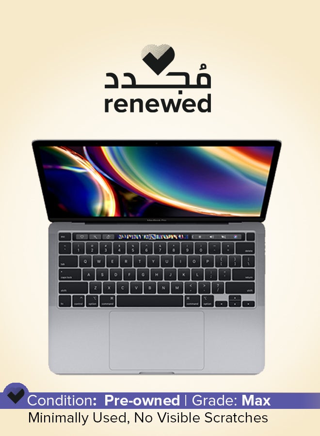 ابل  مجدد - لابتوب ماك بوك برو (منتصف 2019) بشاشة 13 بوصة، مع معالج إنتل كور i5/ذاكرة RAM 16GB/قرص SSD سعة 512GB/نظام ماك OS - Image 1