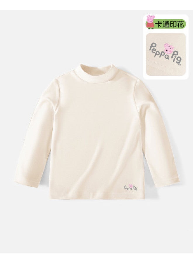Peppa Pig spring 2025 Kids' Comfort-fit Long Sleeve T-shirt With Semi-turtleneck - Gentle Base Layer For Boys & Girls - Image 1
