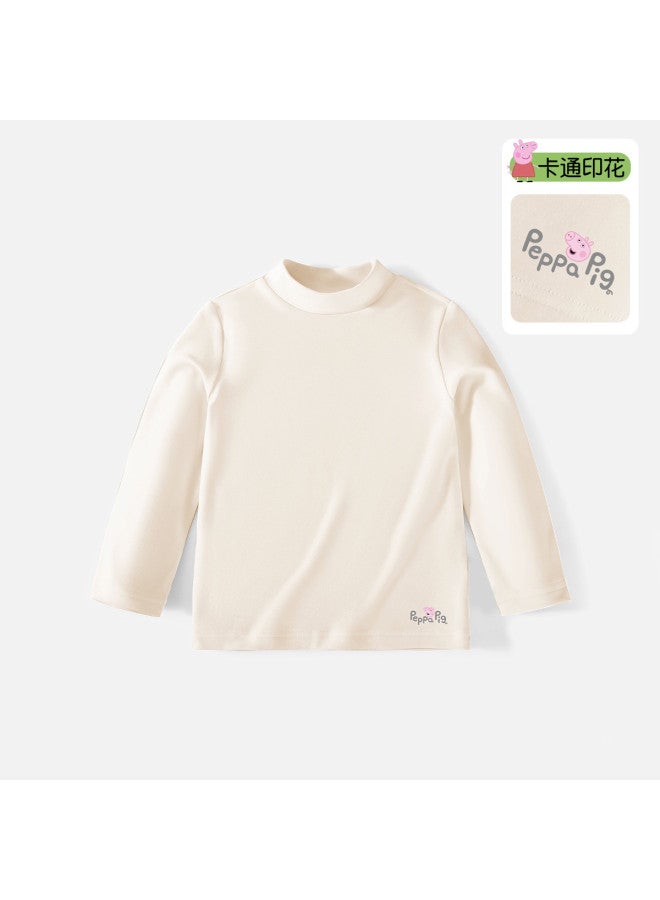 Peppa Pig spring 2025 Kids' Comfort-fit Long Sleeve T-shirt With Semi-turtleneck - Gentle Base Layer For Boys & Girls - Image 2
