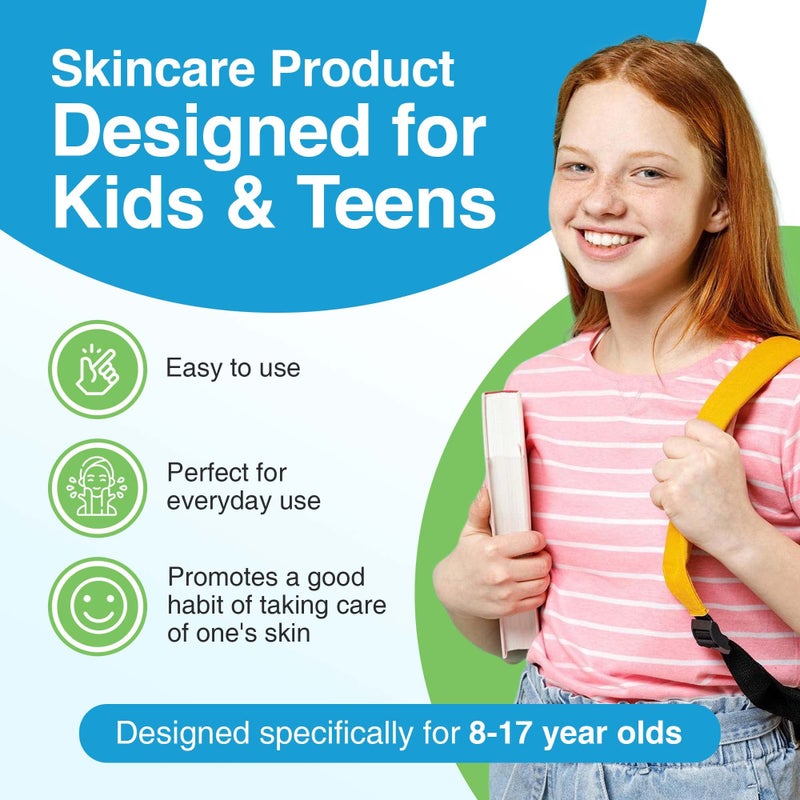 Kidskin - Gentle Skin Moisturizer for Dry Skin and Other Skin Types, Hydrating Face Moisturizer, Vegan Kid and Teen Skin Care, Skincare Products for Face, 2 fl oz. - Image 5
