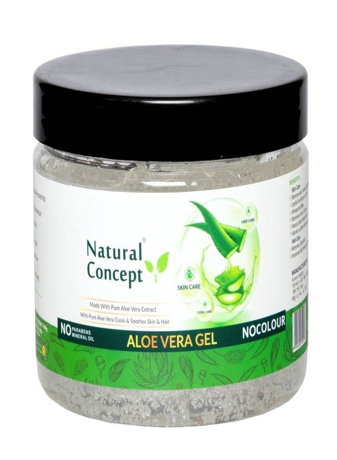 Natural Concept Aloevera Gel for Face Hair Skin 500gm | Non Toxic Organic Aloevera Extracted White Gel | Removes Pimples, Instant Glow, Removes Excess Oil, Non Sticky | Pack of 4 - Image 1