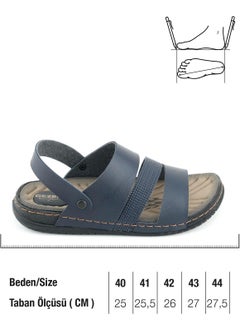 Gezer Summer Men's Artificial Leather Comfortable Sole Sandals Slippers  - Image 2