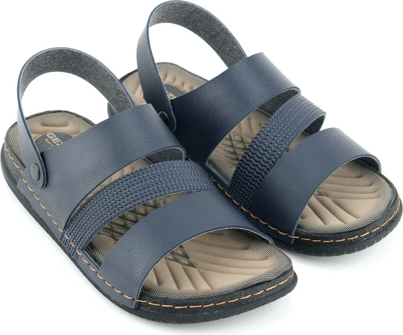 Gezer Summer Men's Artificial Leather Comfortable Sole Sandals Slippers