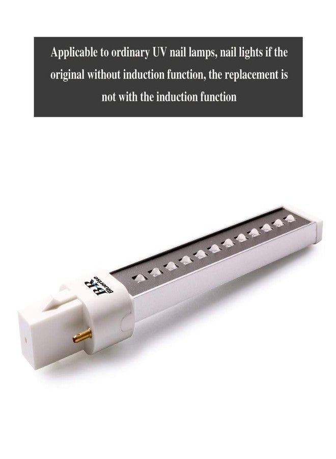 BLUERISE Gel Nail Lamp 9w Uv Led Light 4 Pcs 365 + 405nm Double Light Source Lamp Bulb 10000 Hours Led Replacement Tube for Professional Nail Salon Tools Studio Or Home Use - Image 4