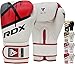 RDX Boxing Gloves EGO Sparring Muay Thai Kickboxing MMA Heavy Training Mitts Maya Hide Leather Ventilated Long Support Punching Bag Workout Pads Men Women Adult 8 10 12 14 16 oz - Image 2