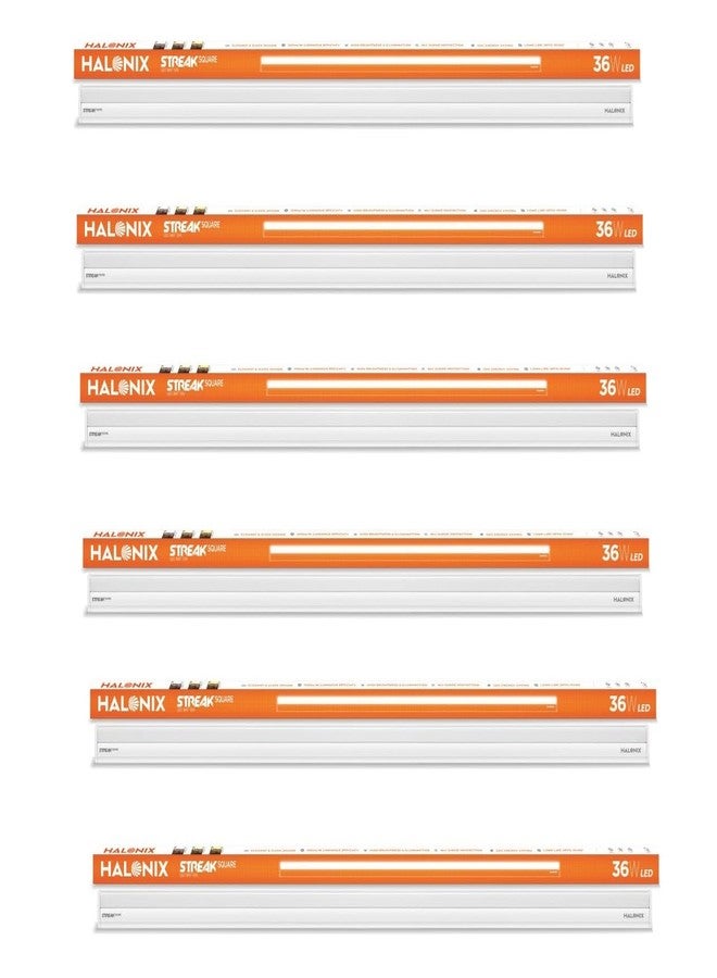 Halonix 36-watt LED Batten/Tubelight | 4-ft LED Batten for Living Room & Bedroom | Cool day light, Pack of 6 - Image 1