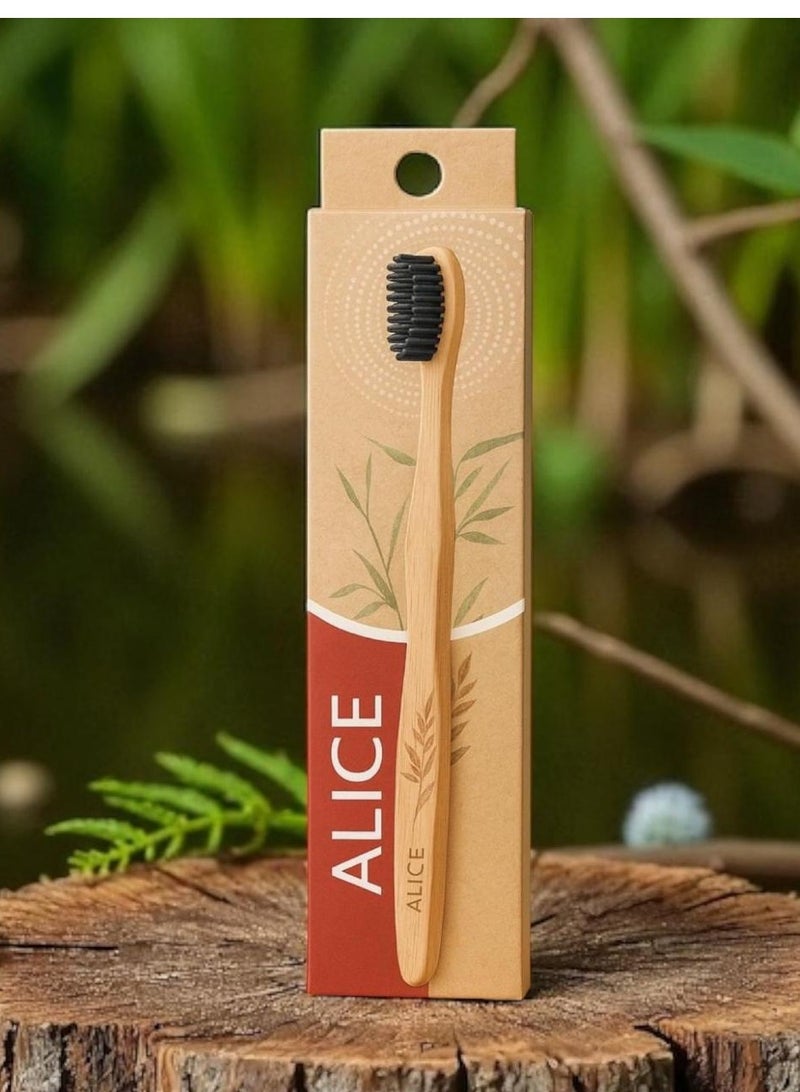 Alice TOOTHBRUSH HANDLE MADE WITH 100% NATURAL BAMBOO - Image 4