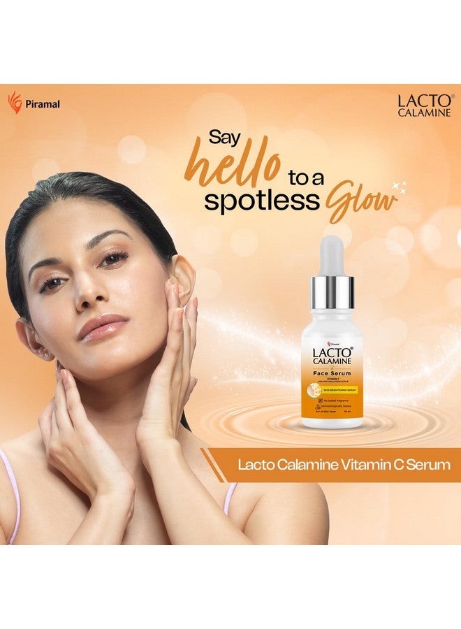 Lacto Calamine Vitamin C Face Serum With 98% Pure Vitamin C Complex 30Ml Glowing Skin With Niacinamide Vitamin C Serum For Dark Spots Reduction & Moisturization Pollushield Vitamin E B3 & B5 - Image 4