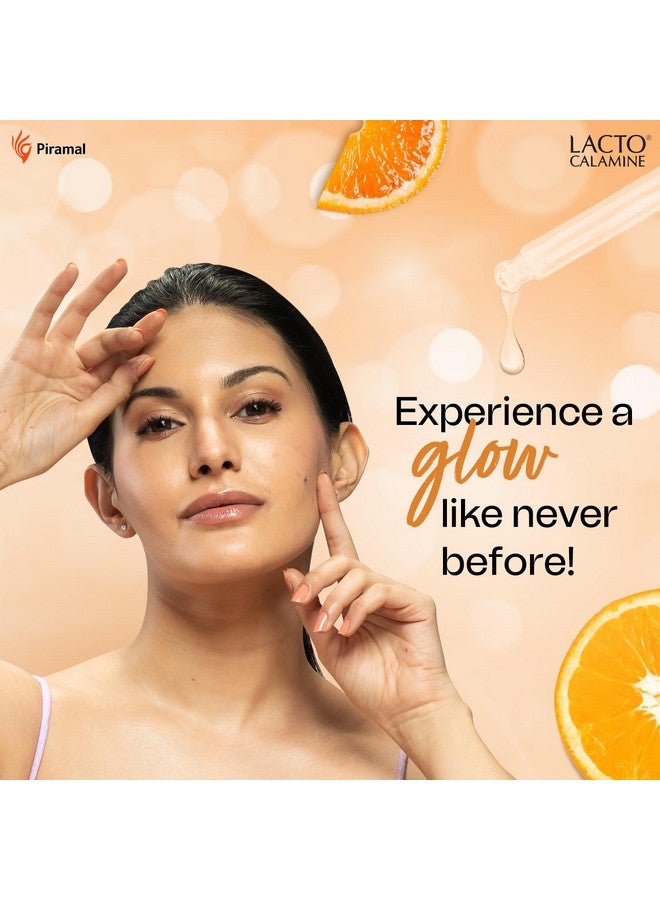 Lacto Calamine Vitamin C Face Serum With 98% Pure Vitamin C Complex 30Ml Glowing Skin With Niacinamide Vitamin C Serum For Dark Spots Reduction & Moisturization Pollushield Vitamin E B3 & B5 - Image 3