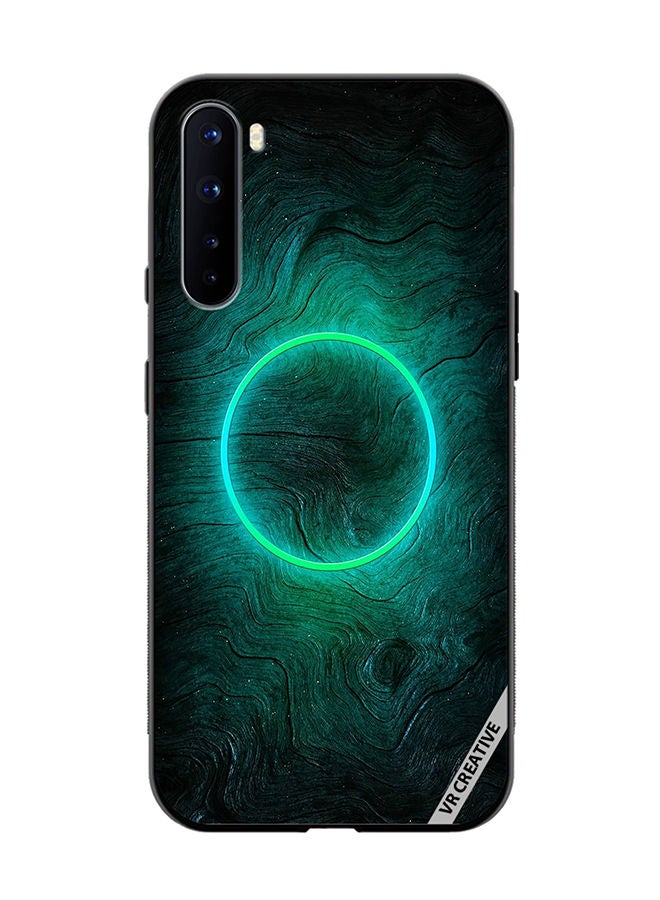 VR CREATIVE Protective Case Cover For OnePlus Nord Green Light Design Multicolour - Image 1