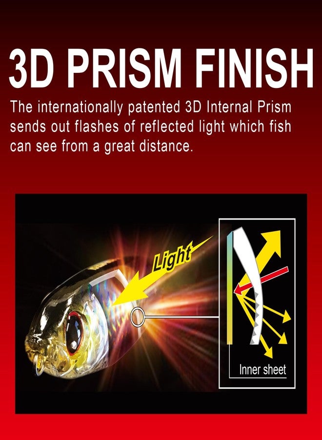 DUEL Yo-Zuri 3DB Popper 3in Prism Shad - Image 2