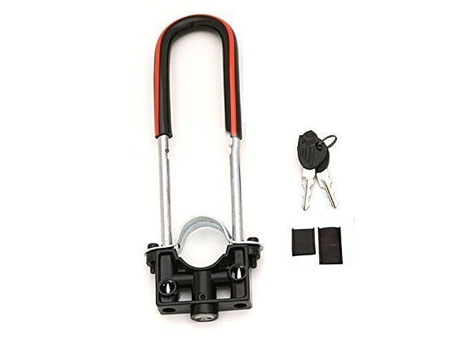 Motoway Bike Front Shocker Lock Wheel Lock for Bajaj Pulsar 150 DTS-i - Image 1