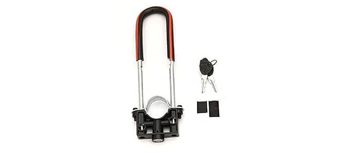 Motoway Bike Front Shocker Lock Wheel Lock for Bajaj Pulsar 150 DTS-i - Image 2