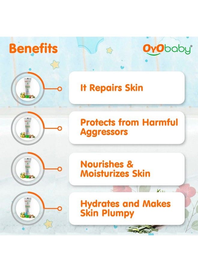OYO BABY Baby Daily Moisturising Cream For Delicate Skin 100Ml  - Image 5