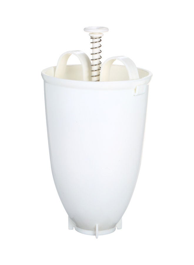 NIBEMINENT Plastic Donut Maker White 18x10x10cm - Image 1