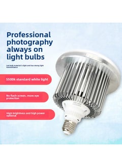 General Tri-Color Remote Control LED Fill Light Constant On Indoor Video Shooting Soft Box Lighting Lamp Professional Photography Light-Light Source Color:380wLED Dimming Bulb  - Image 2