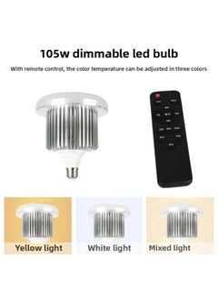 General Tri-Color Remote Control LED Fill Light Constant On Indoor Video Shooting Soft Box Lighting Lamp Professional Photography Light-Light Source Color:380wLED Dimming Bulb  - Image 5