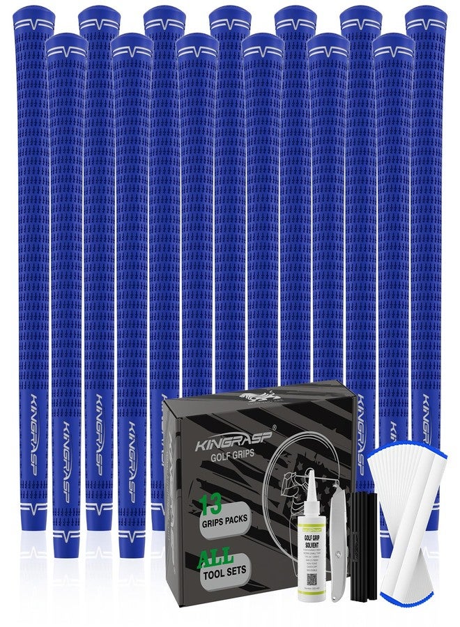 KINGRASP Golf Grips, Standard/MidSize/Oversize 5 Colors for Choice, Rubber Golf Club Grips Golf Grips Kit - Image 1
