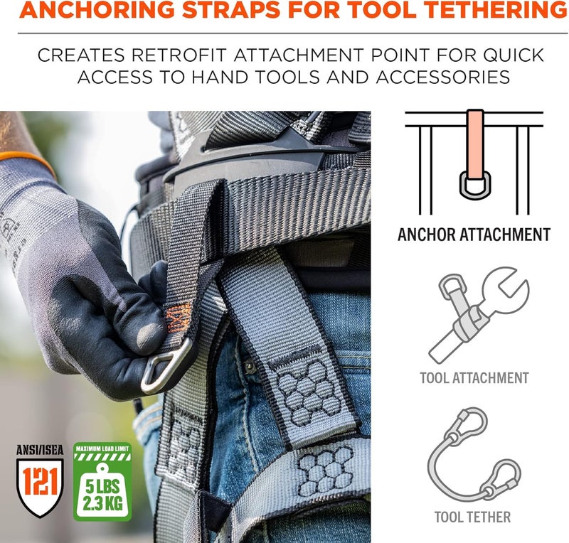 Ergodyne Ergodyne Squids 3171 Tool Belt Loop Attachment for Tool Tethering 5lbs  - Image 2