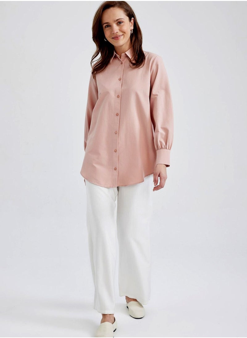 DeFacto - Button Down Tunic Shirt - Image 1