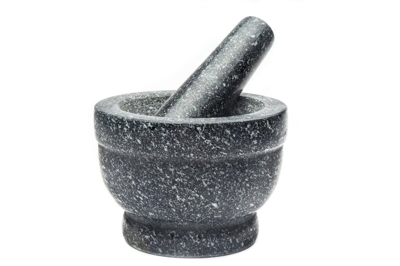 Fox Run Granite Mortar and Pestle 55 x 6 x 6 inches Black