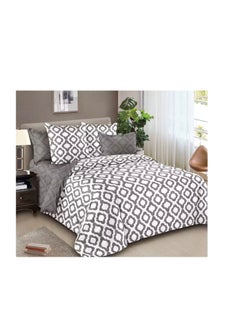 BAIG 4pcs Soft & Breathable Cotton Single Comforter for All Seasons Duvet inserted bedding set 