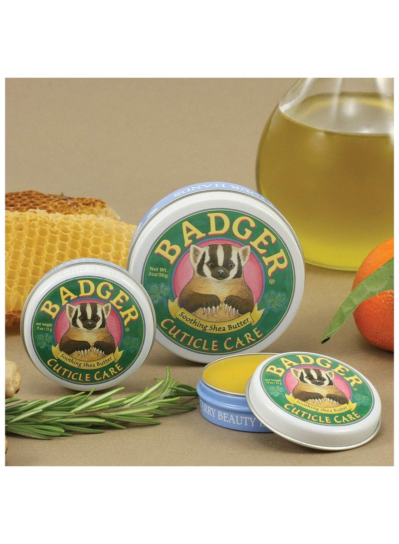 Badger Organic Cuticle Care Balm - Natural Nail Care Cream 0.75oz, 21g with Shea Butter, Soothe & Restore Dry & Splitting Cuticles - Image 5