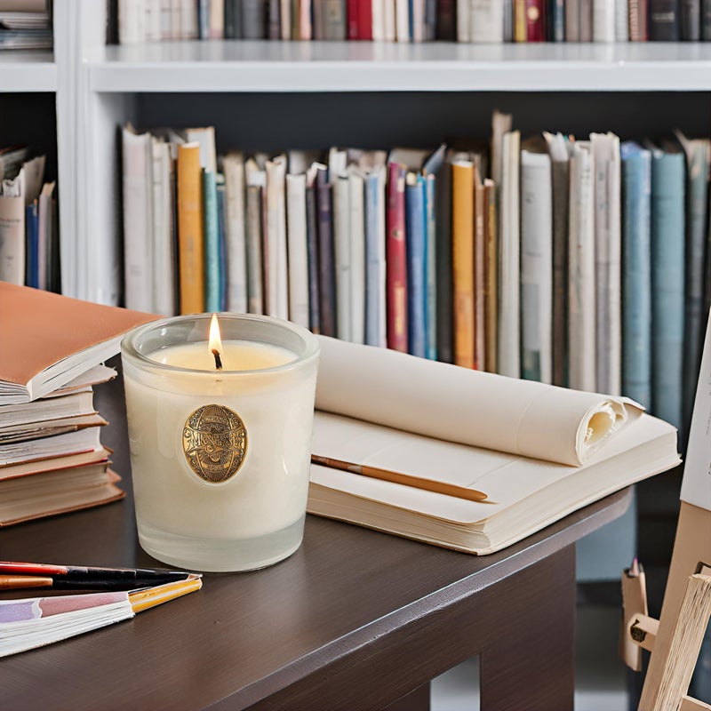 M&SENSE Natural Soy Candle | Vanilla Dream & White | 9.2 oz, 50H Burn Time | Luxury Scented Candle for Relaxation, Gifting, Home DÃ©cor | Ideal for Bedroom, Office, Party Ambiance - Image 5