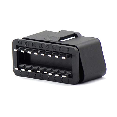 OLLGEN 16 Pin OBD 2 OBDII Male Connector OBD2 16 pin Adaptor J1962 Connector OBDII Plug with Screws Car Diagnostic Cable Connector (OBD Male +Outlet) - Image 5