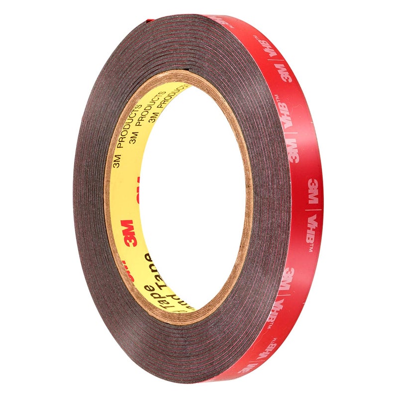 3M Genuine 1/2" (12mm) x 15 Ft VHB Double Sided Foam Adhesive Tape 5952 Grey Automotive Mounting Very High Bond Strong Industrial Grade (1/2" (w) x 15 ft) - Image 2