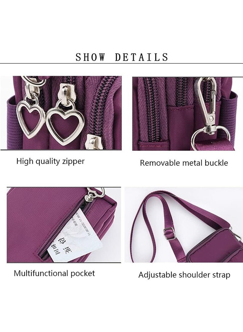 Generic - Travel Small Nylon Cell Phone Purse Small Crossbody Bag - Image 1