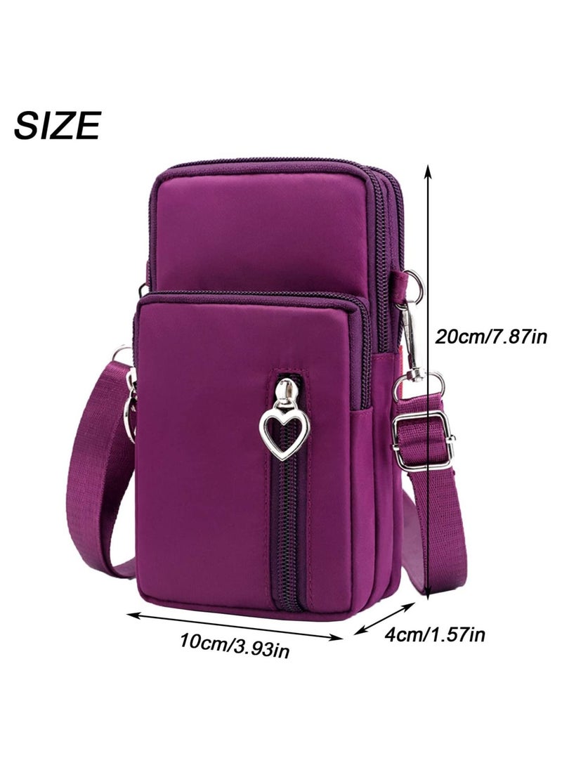 Generic - Travel Small Nylon Cell Phone Purse Small Crossbody Bag - Image 1