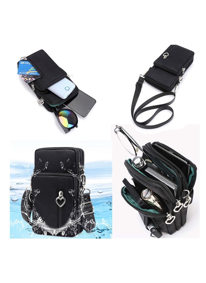 Generic - Travel Small Nylon Cell Phone Purse Small Crossbody Bag - Image 1