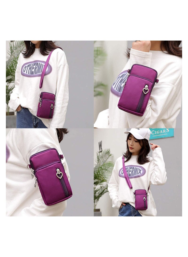 Generic - Travel Small Nylon Cell Phone Purse Small Crossbody Bag - Image 1