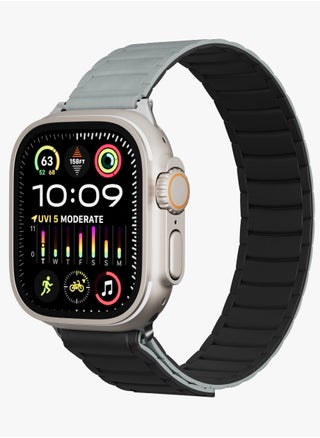 49/46mm Strap - Black/Grey