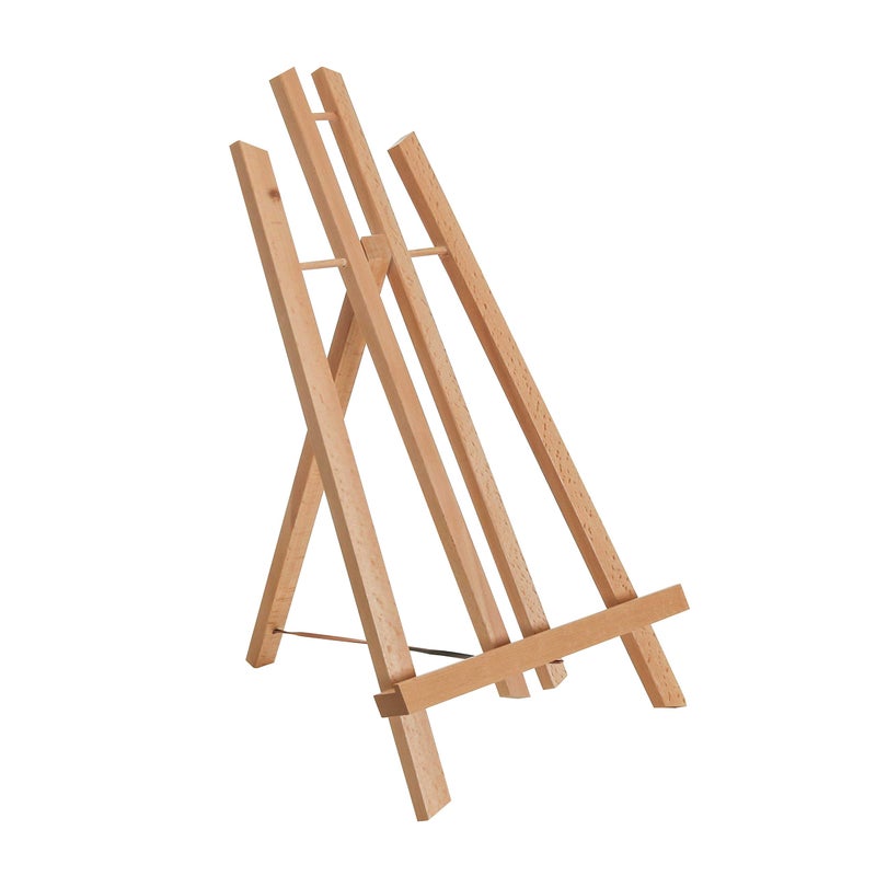 US Art Supply 14 Medium Tabletop Display Easel Beechwood Artist AFrame Display Stand Wooden Easel for Painting Canvas Stand Pack of 1 Classrooms Events Photo Picture Sign Holder