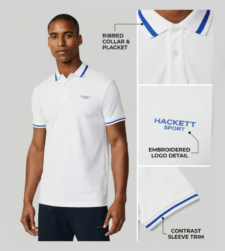 Hackett  HACKETT SPORT CLASSIC FIT POLO for Men | Best Price UAE