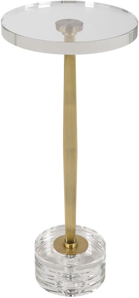 Uttermost Groove  Drink Table2375 Inches Tall and 1025 Inches Wide - Image 3