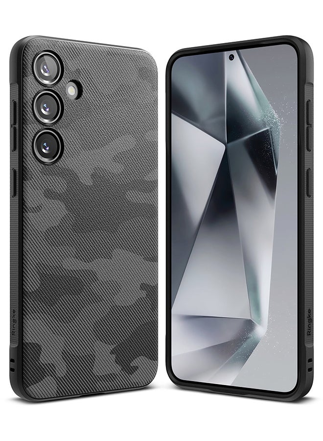 Ringke Onyx Magnetic For Samsung S24 Plus 5G 2024 Case Enhanced Grip Tough Flexible TPU Bumper Drop Protection Phone Cover Camo Black - Image 1