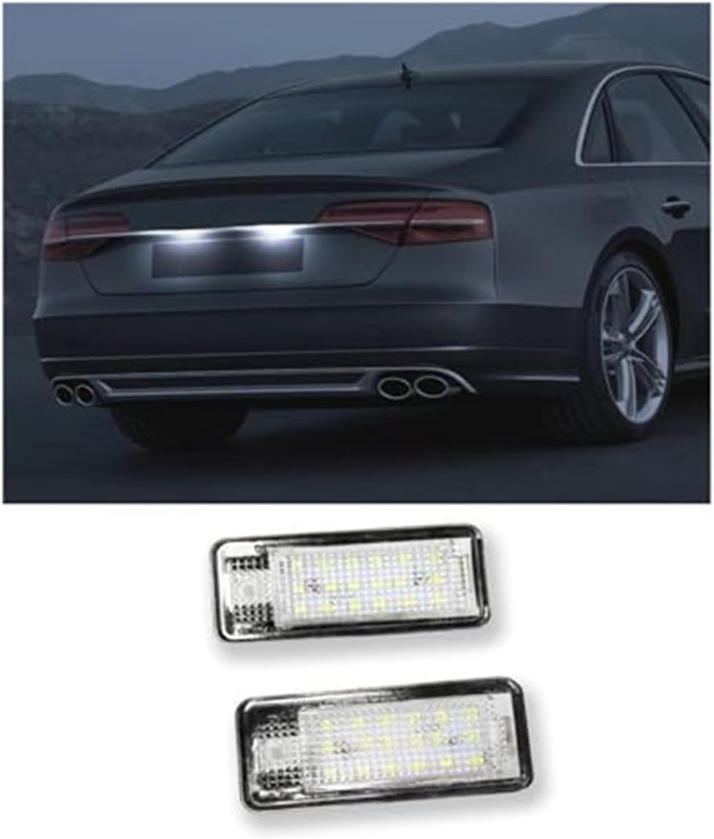 Wivplex 2pcs Number Plate Light for Various Audi Models - Image 4