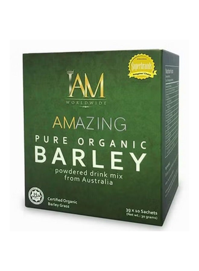 I AM Amazing Pure Organic Barley Powdered Drink Mix 3g * 10 Sachets - Image 1