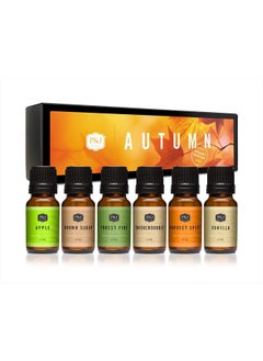 P&J Trading P&J Fragrance Oil Autumn Set | Brown Sugar, Apple, Harvest Spice, Vanilla, Forest Pine, and Snickerdoodle Scents for Candle Making, Freshie Scents, Soap Making Supplies, Diffuser Oil Scents  - Image 1